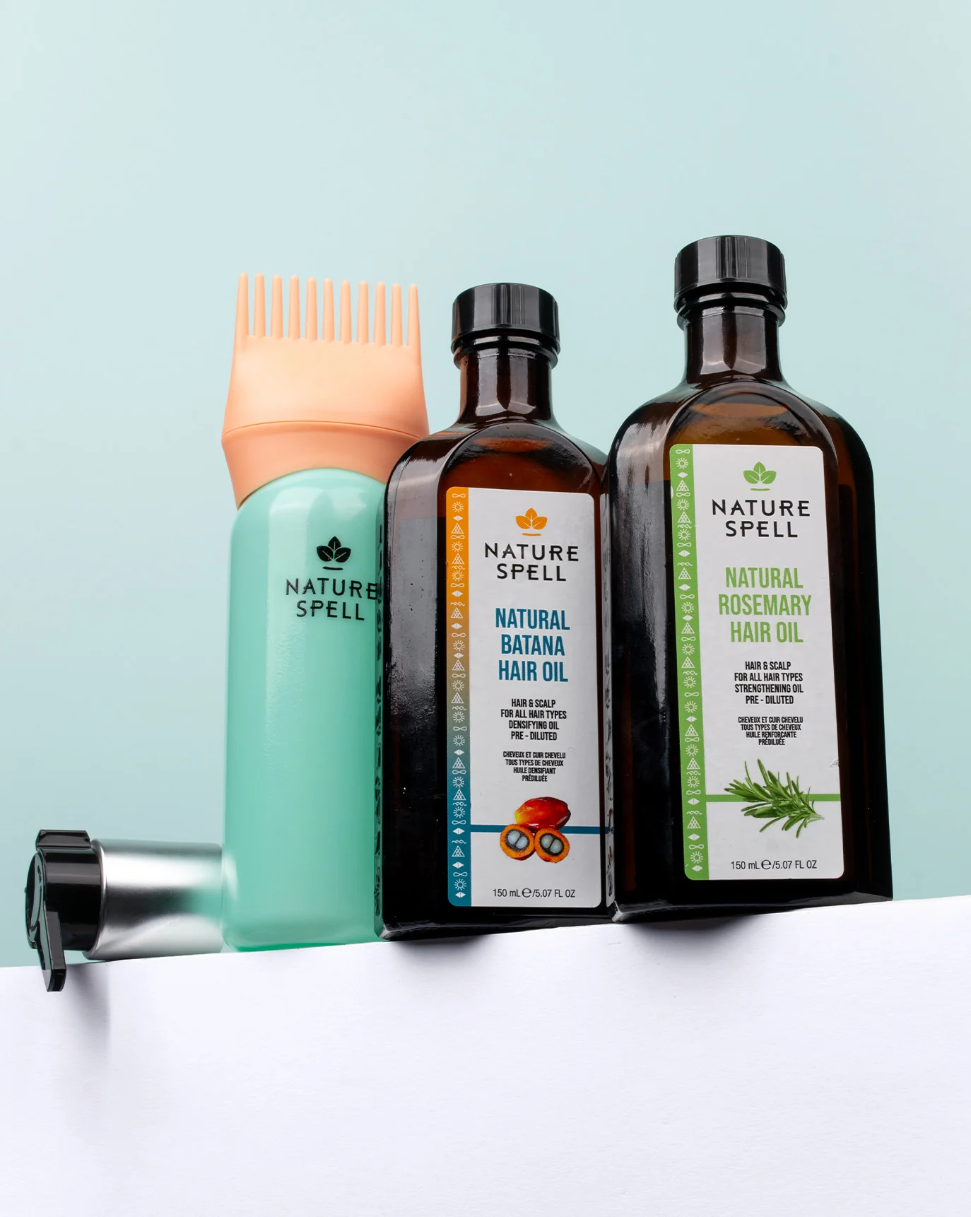 Batana & Rosemary Hair Nourishment Set With Pump And Oil Applicator Set - Image 4
