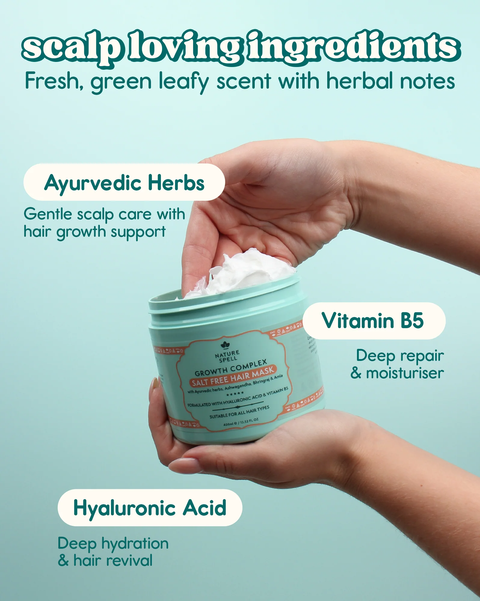 Growth Complex Salt Free Hair Mask - Image 3