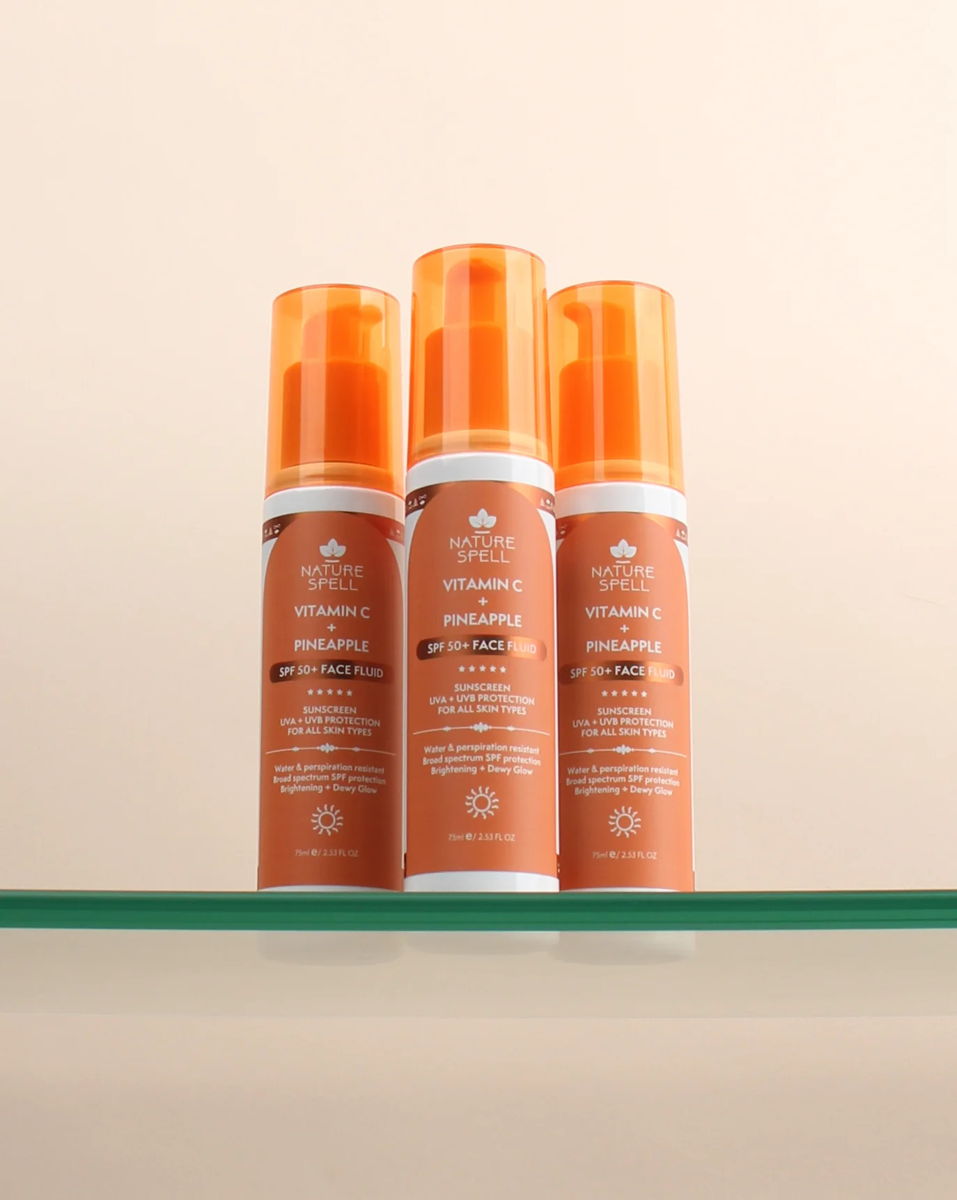 Vitamin C & Pineapple SPF50+ Face Fluid - Image 3